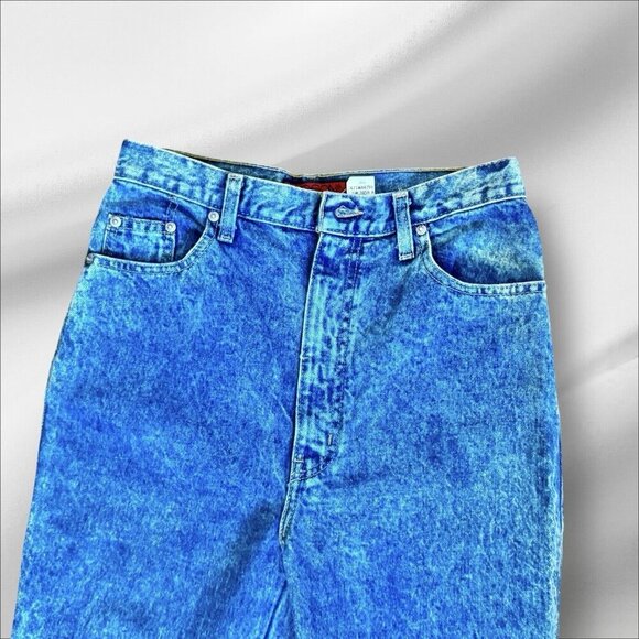 NWT Sasson Vintage Womens High Waisted Acid Wash Denim Jeans 28x29 Mom Stone 12 - Picture 13 of 15
